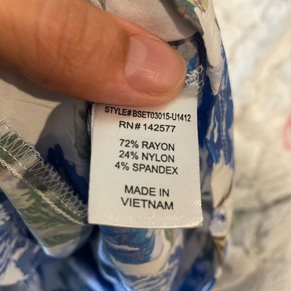 Blashe size m two piece summer outfit. Skort with crop top shirt - Picture 8 of 13